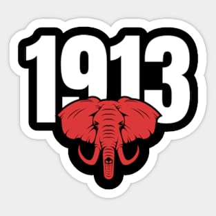 GGT 1913 Bold Elephant Sorority New Sister College Sticker